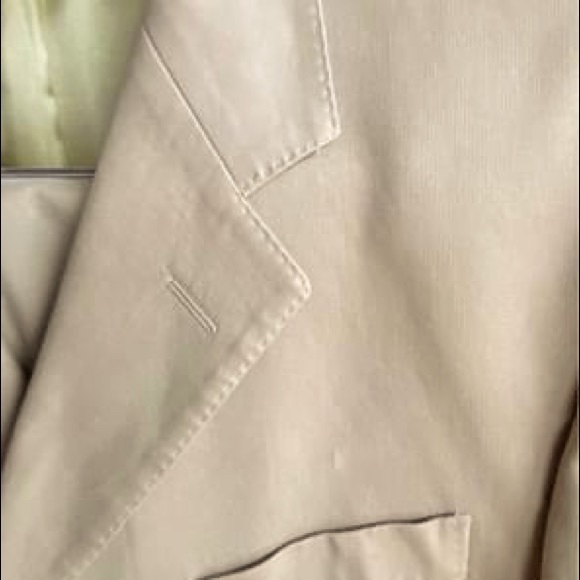 Men’s Italian cotton Khaki suit 42R - Picture 8 of 9